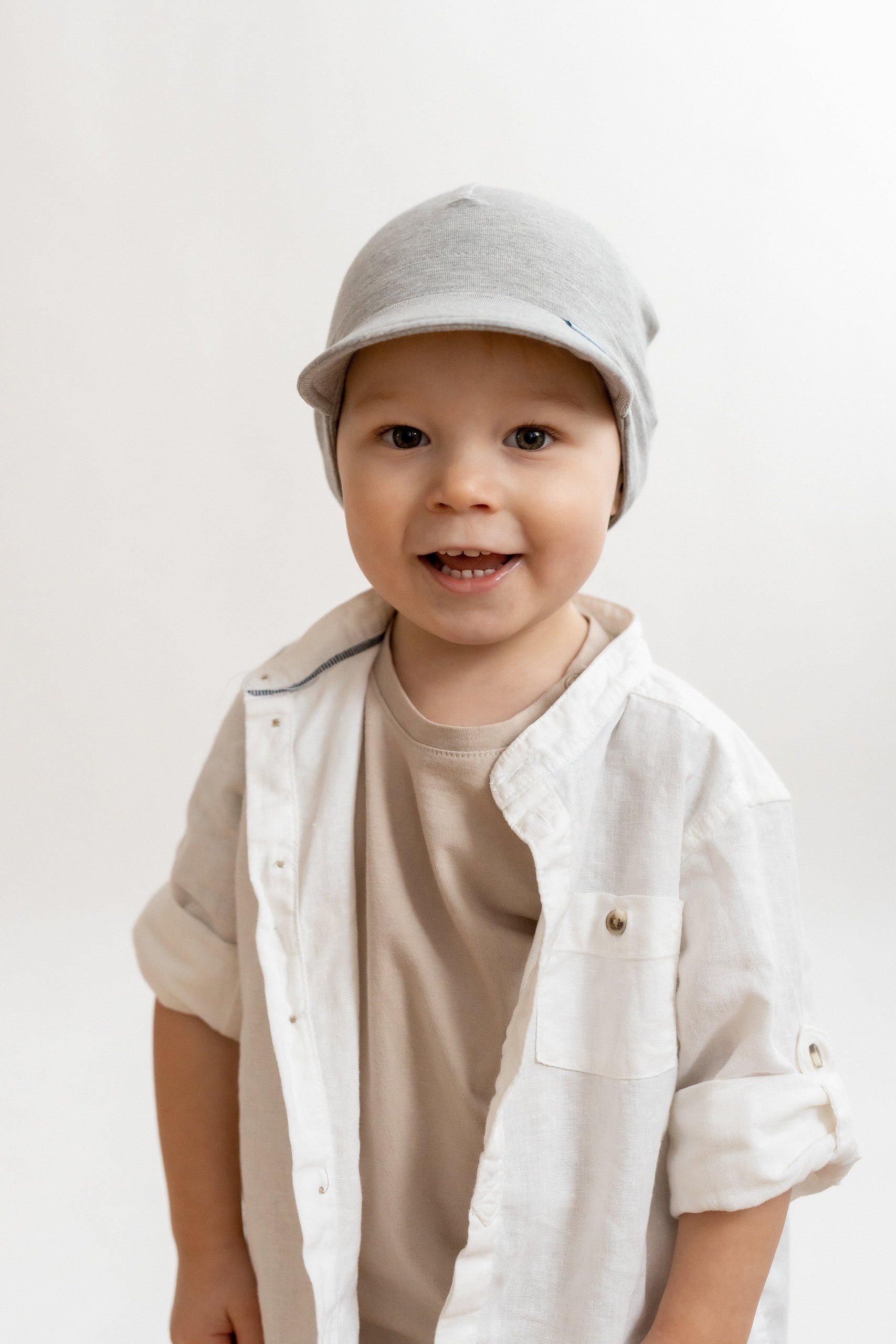 Kids Peaked Bamboo Viscose Summer Hat PHIL